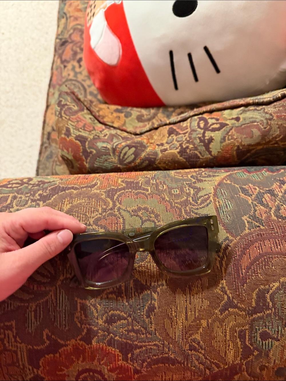 Olive Green Square Sunglasses -women’s accessory for style